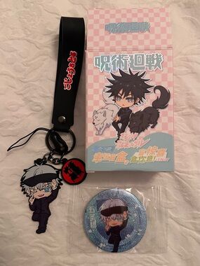 Jujutsu Kaisen Gojo Pin and Keychain